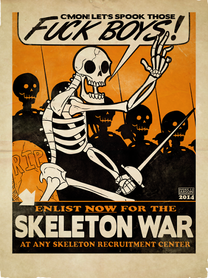 navy vs skeleton