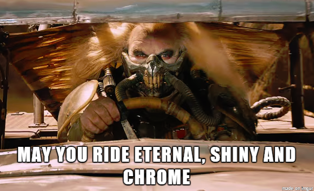 Image result for shiny and chrome gif.